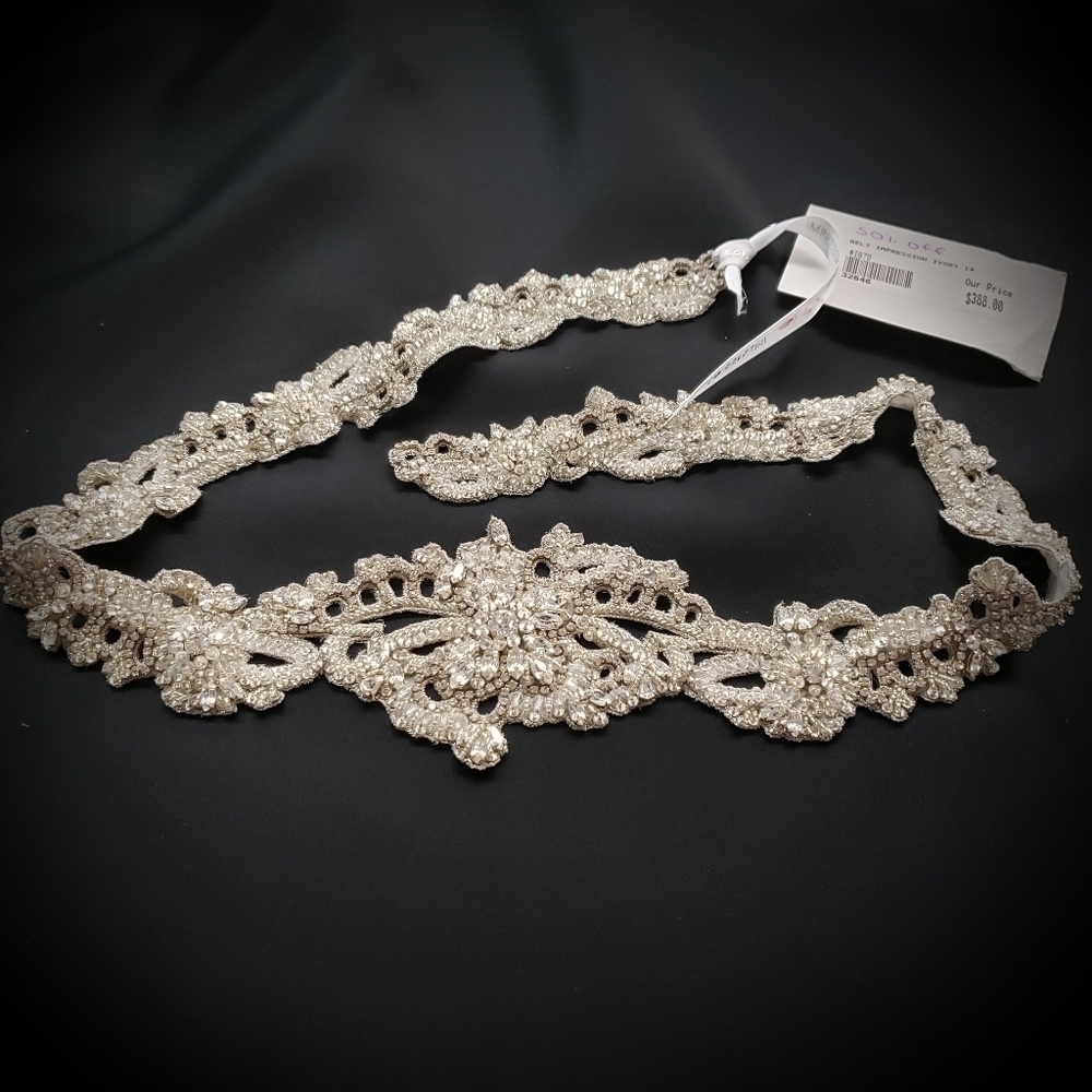 Bridal Wedding Dress Rhinestone Belt